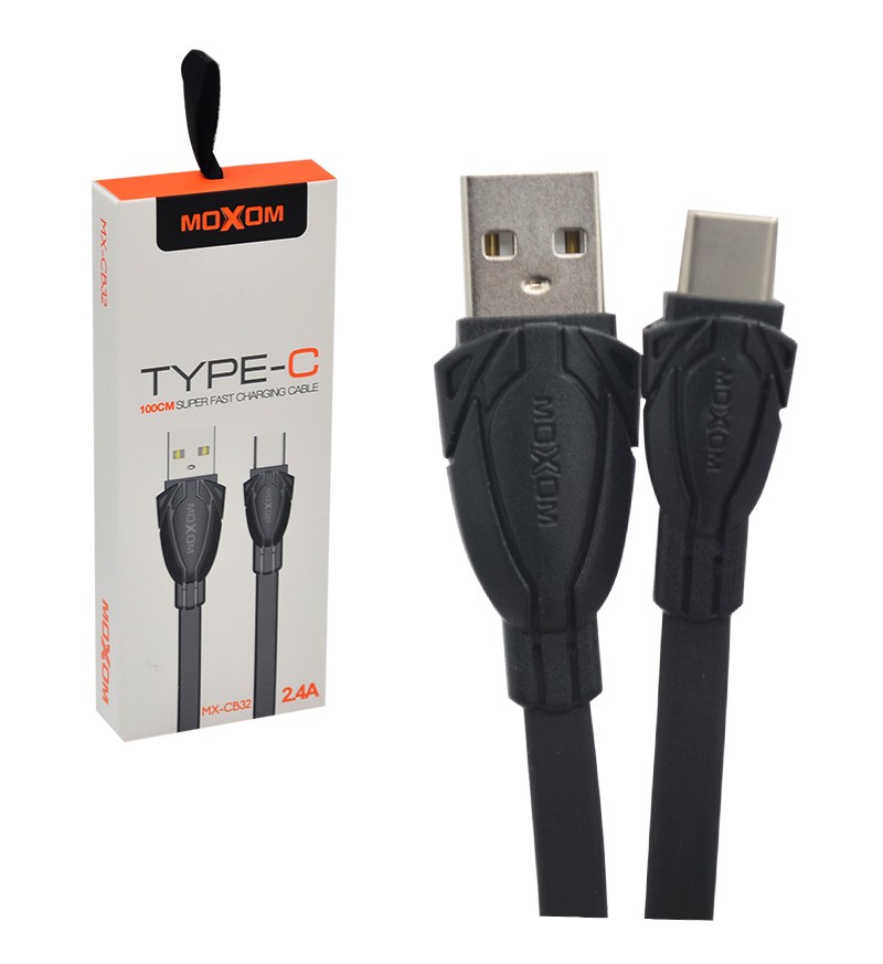 کابل TYPE-C موکسوم (MoXom) طول 1 متر مدل MX-CB32 کابل TYPE-C موکسوم (MoXom) طول 1 متر مدل MX-CB32