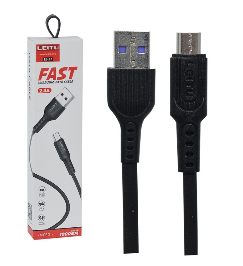 کابل اندروید فست لیتو (LEITU) مدل LD-27