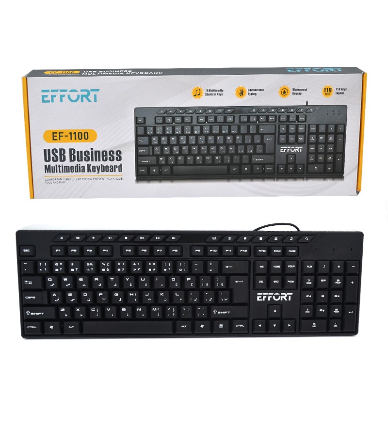کیبورد ایفورت (EFFORT) مدل EF-1000 کیبورد ایفورت (EFFORT) مدل EF-1000
